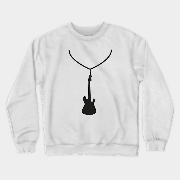 Guitar Necklace Crewneck Sweatshirt by schlag.art